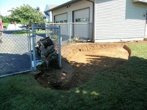 Natural Stone Walls/Patio Install