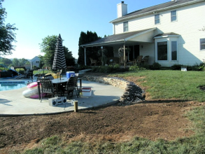 Natural Stone Wall Construction - Laury's Station, PA