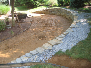 Excavation/Natural Stone Wall Construction - Palmer Township, PA