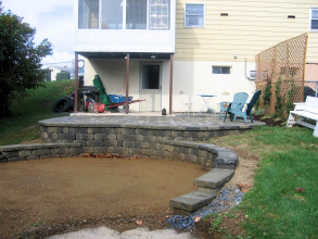 Paver Patio/Wall/Putting Green Construction - Northampton, PA