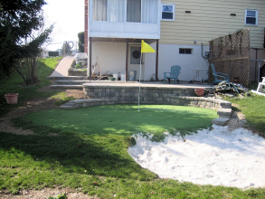 Paver Patio/Wall/Putting Green Construction - Northampton, PA