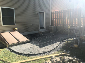 Paver Patio Install - Northampton, PA