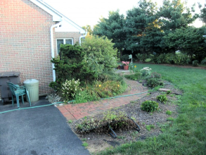 Front/Back Landscape Rehab/ Natural Stone Wall Install - Bethlehem, PA